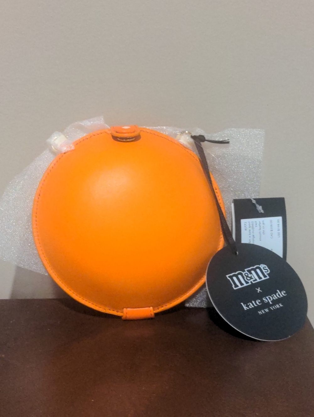 NWT KATE SPADE Orange M&M’s Crossbody Bag - Picture 2 of 4
